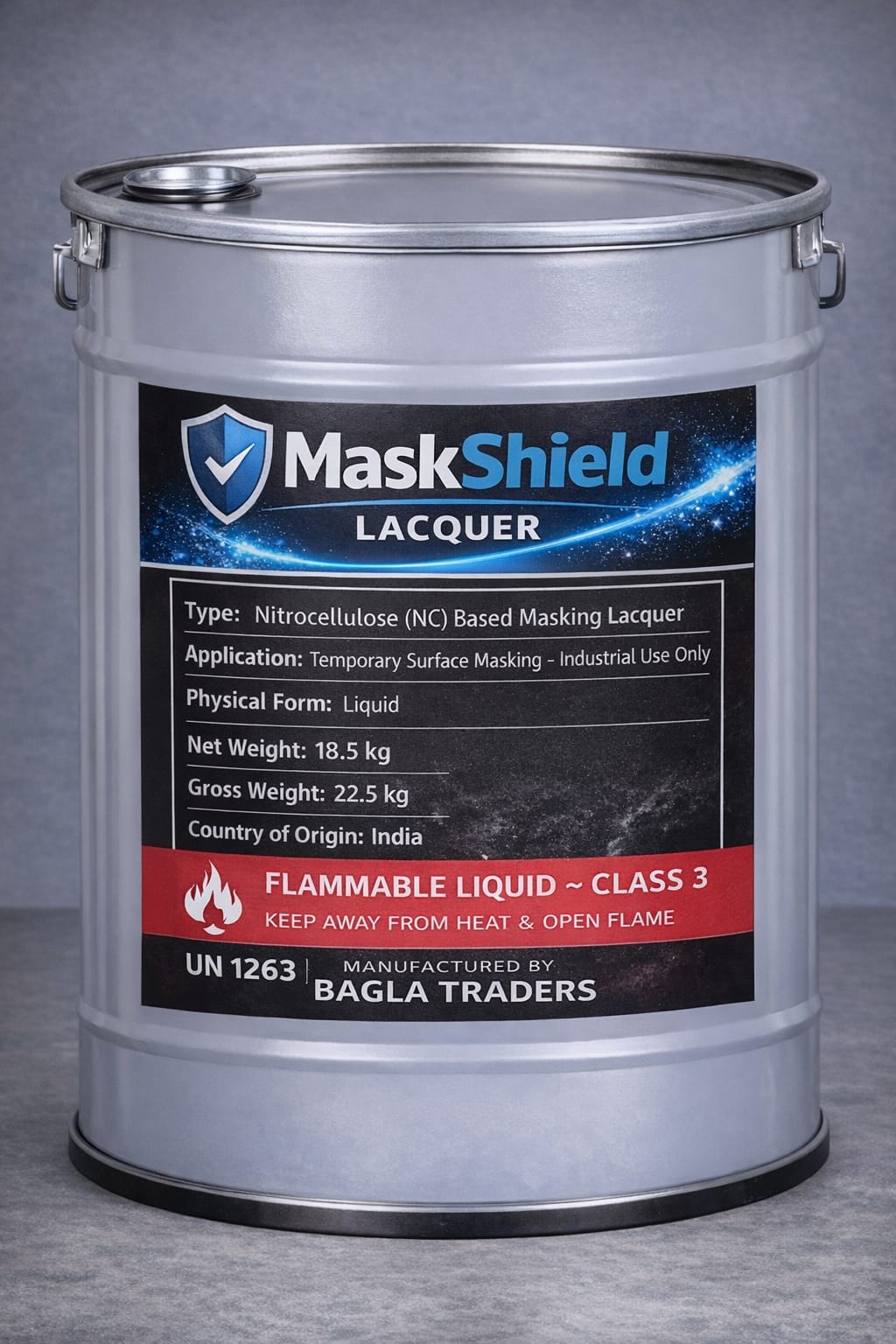 mask shield lacquer