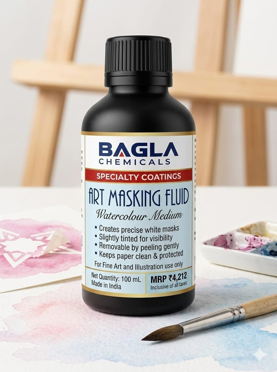 Art Masking Fluid supplied product information and packaging